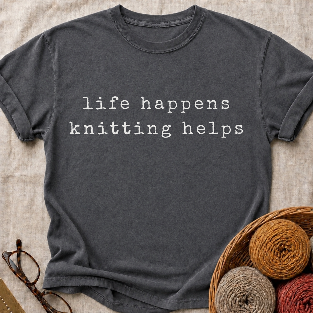 Knitting Helps T-Shirt
