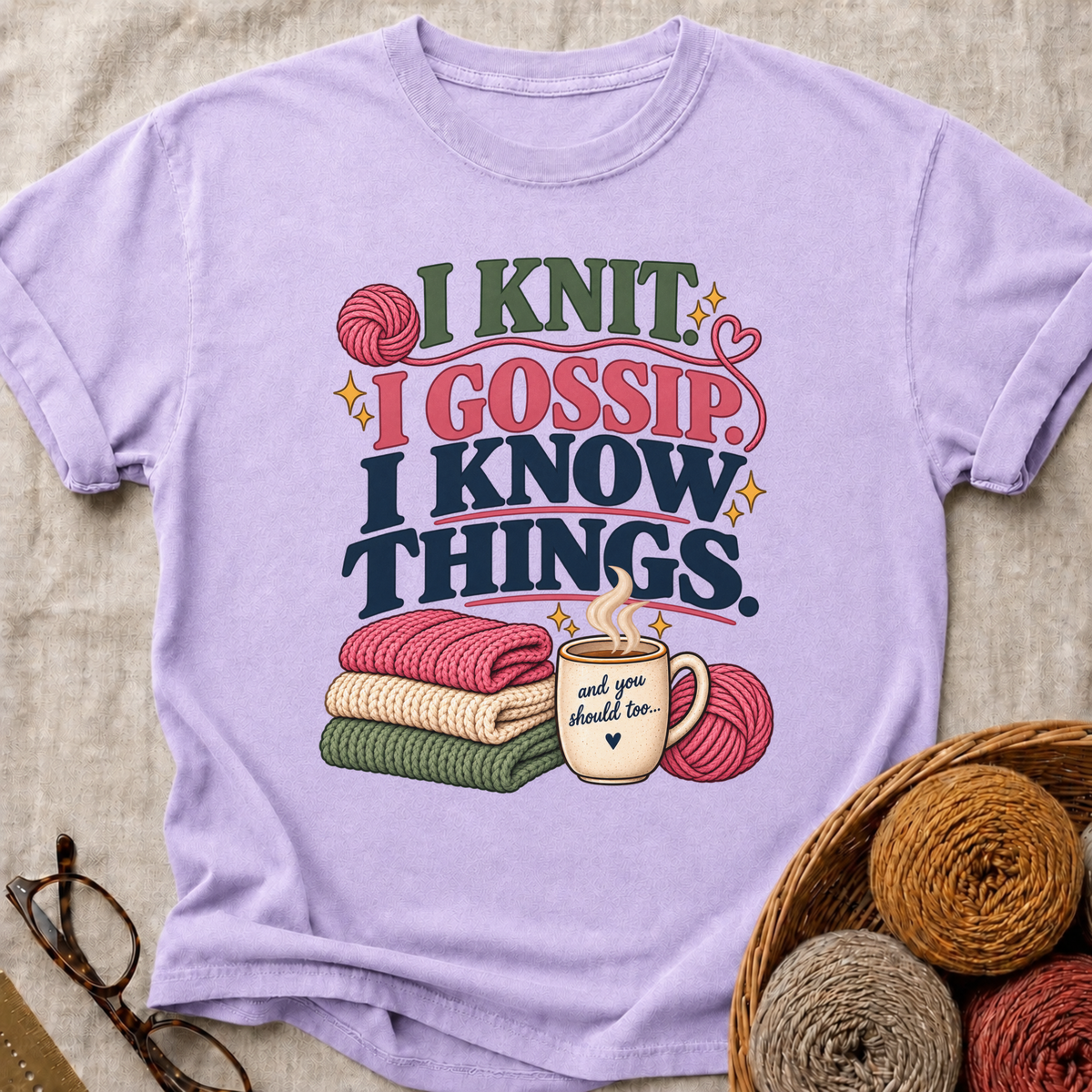 Knit & Gossip T-Shirt