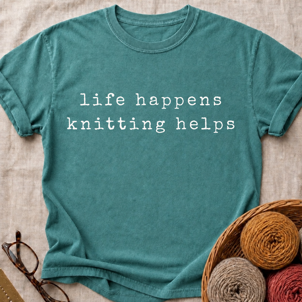 Knitting Helps T-Shirt