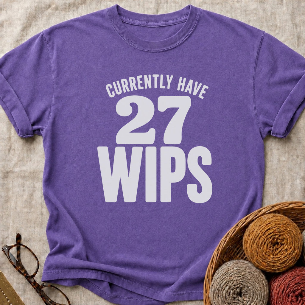 27 WIPS T-Shirt in Grape