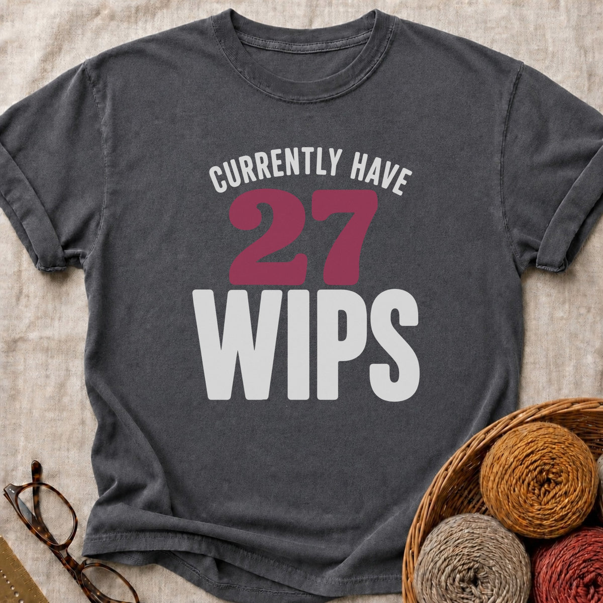 27 WIPS T-Shirt in Pepper