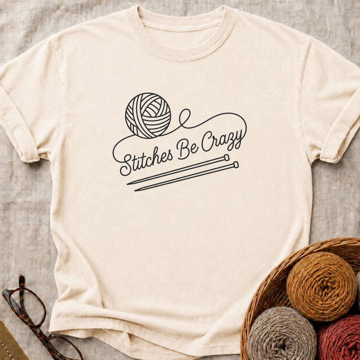 Stitches Be Crazy T-Shirt