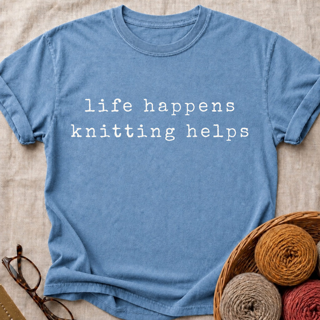 Knitting Helps T-Shirt