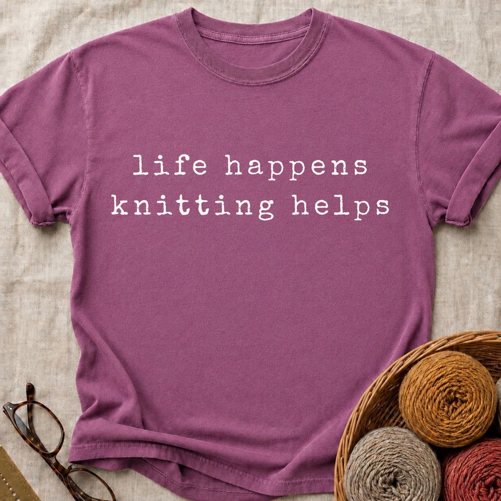 Knitting Helps T-Shirt