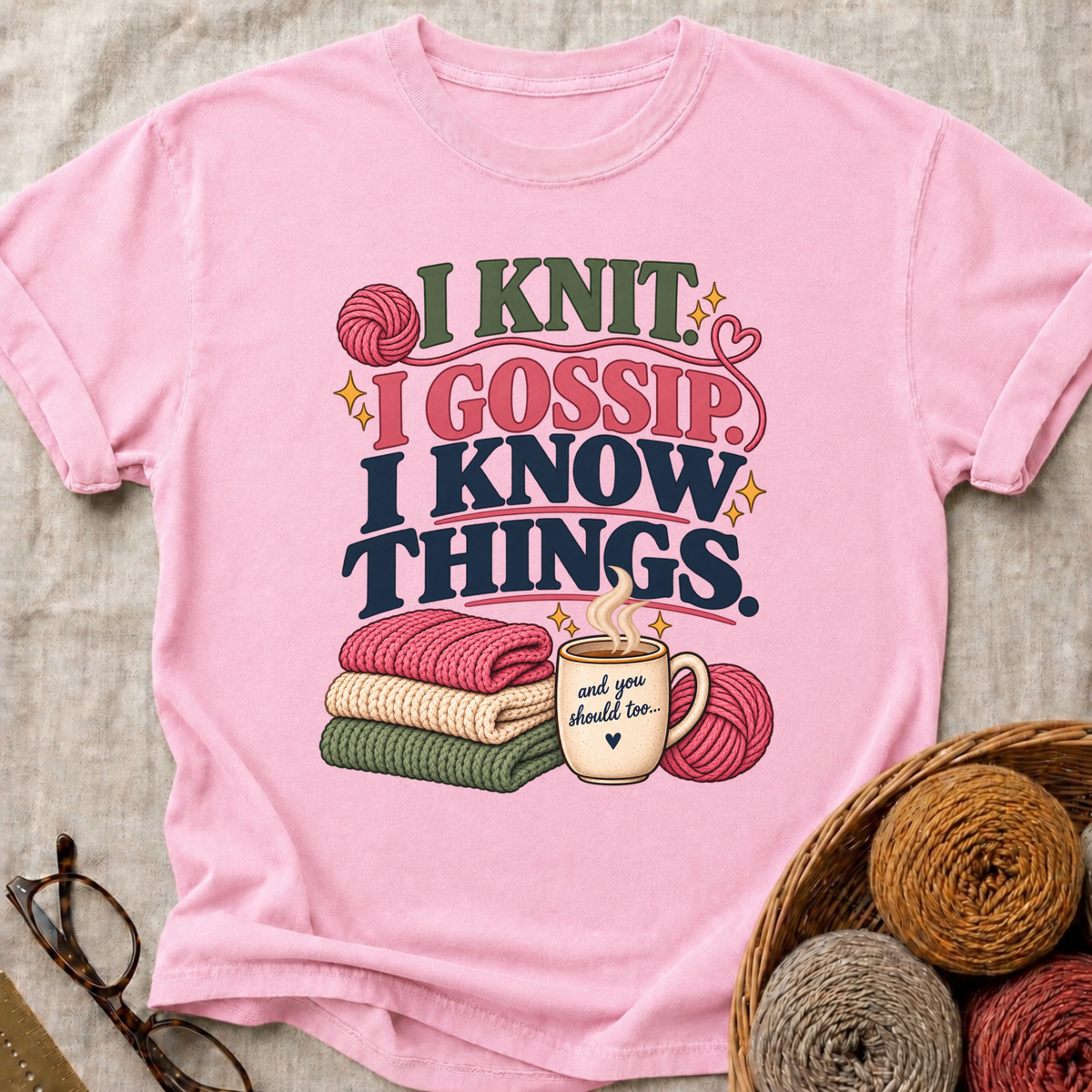 Knit & Gossip T-Shirt