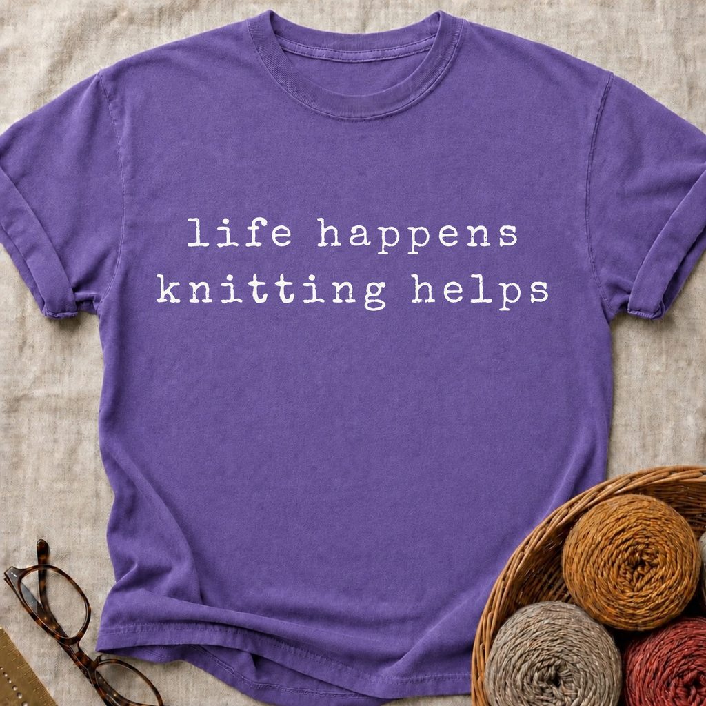 Knitting Helps T-Shirt