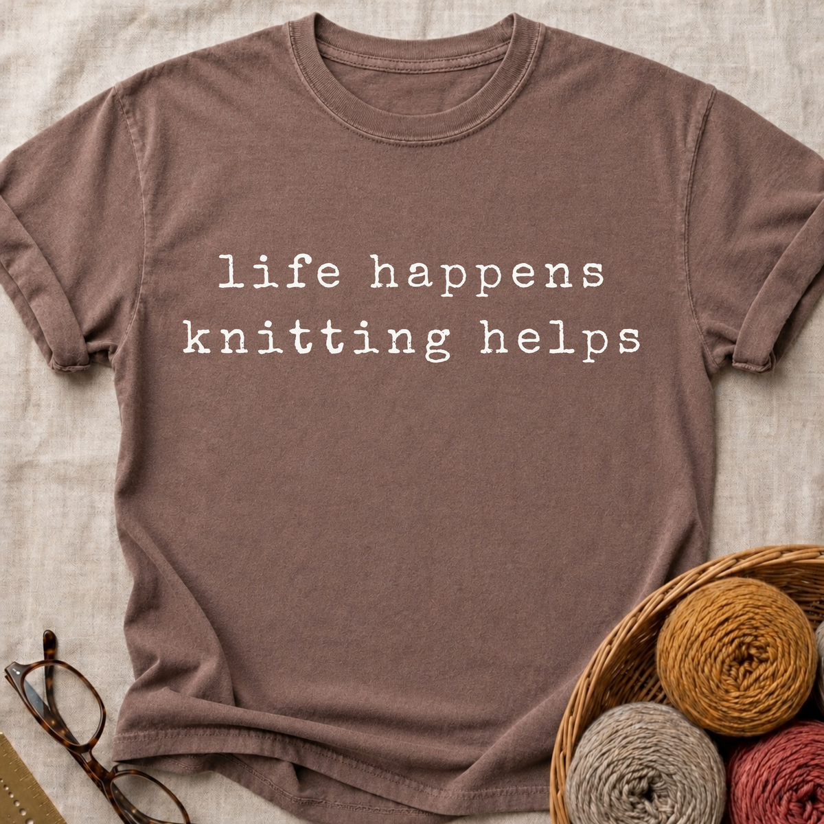 Knitting Helps T-Shirt
