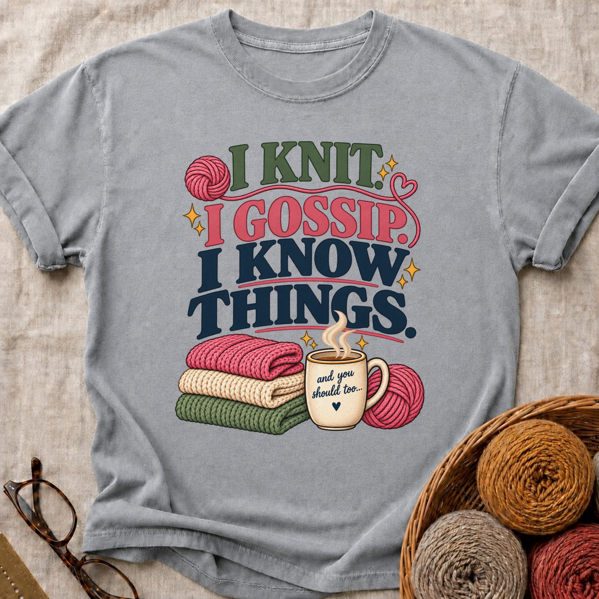 Knit & Gossip T-Shirt