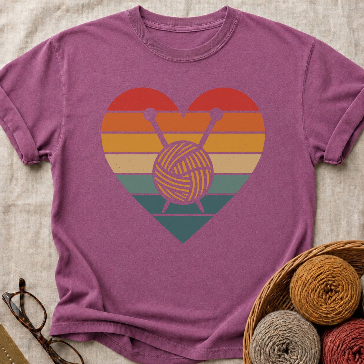 Retro Knit T-Shirt
