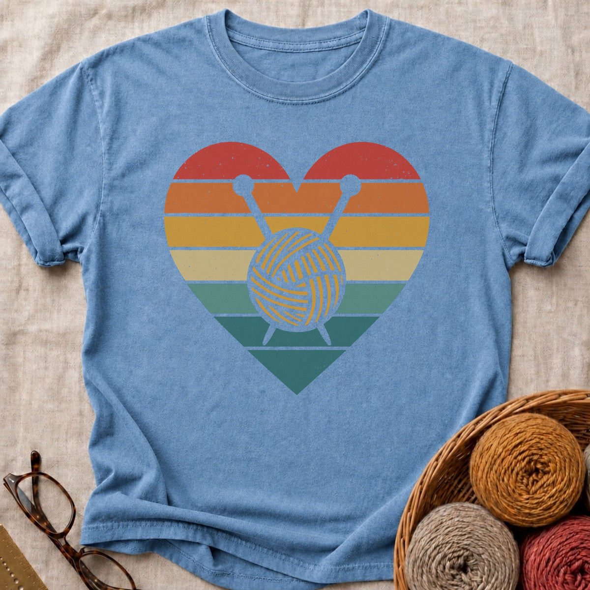 Retro Knit T-Shirt