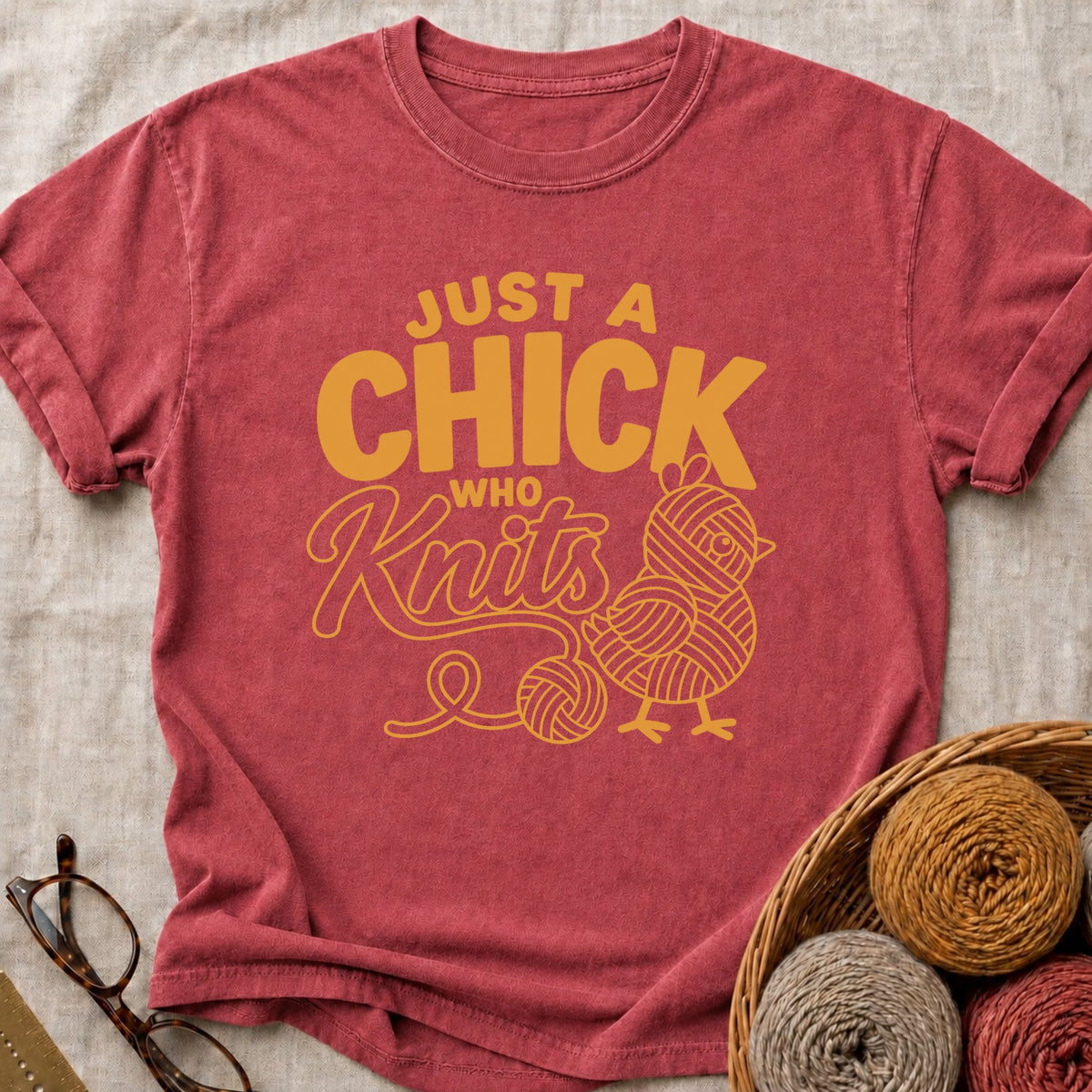 Chick T-Shirt in Brick