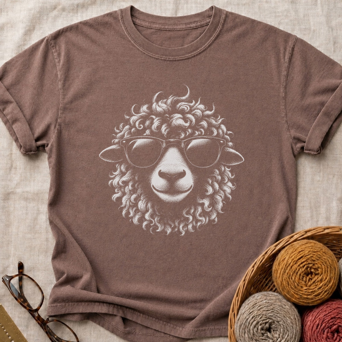 Cool Sheep T-Shirt in Espresso