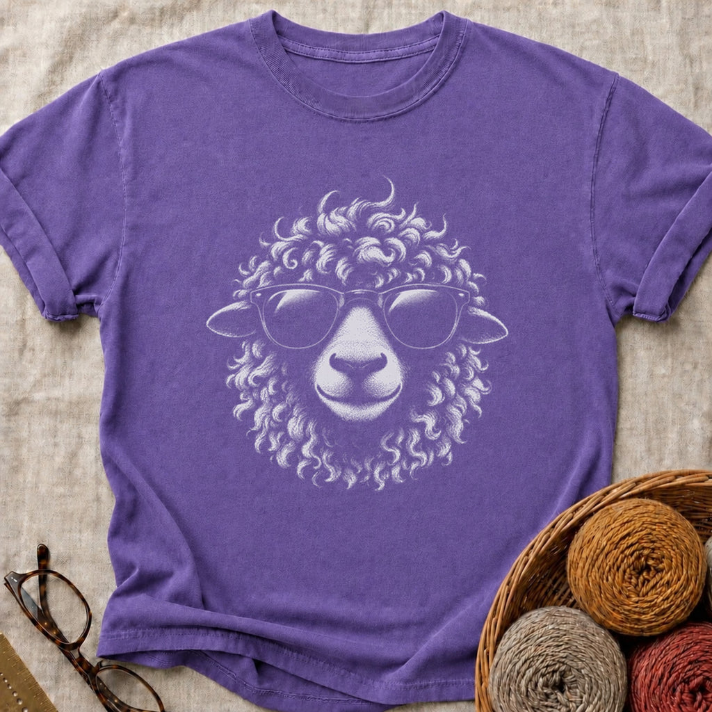 Cool Sheep T-Shirt in Grape