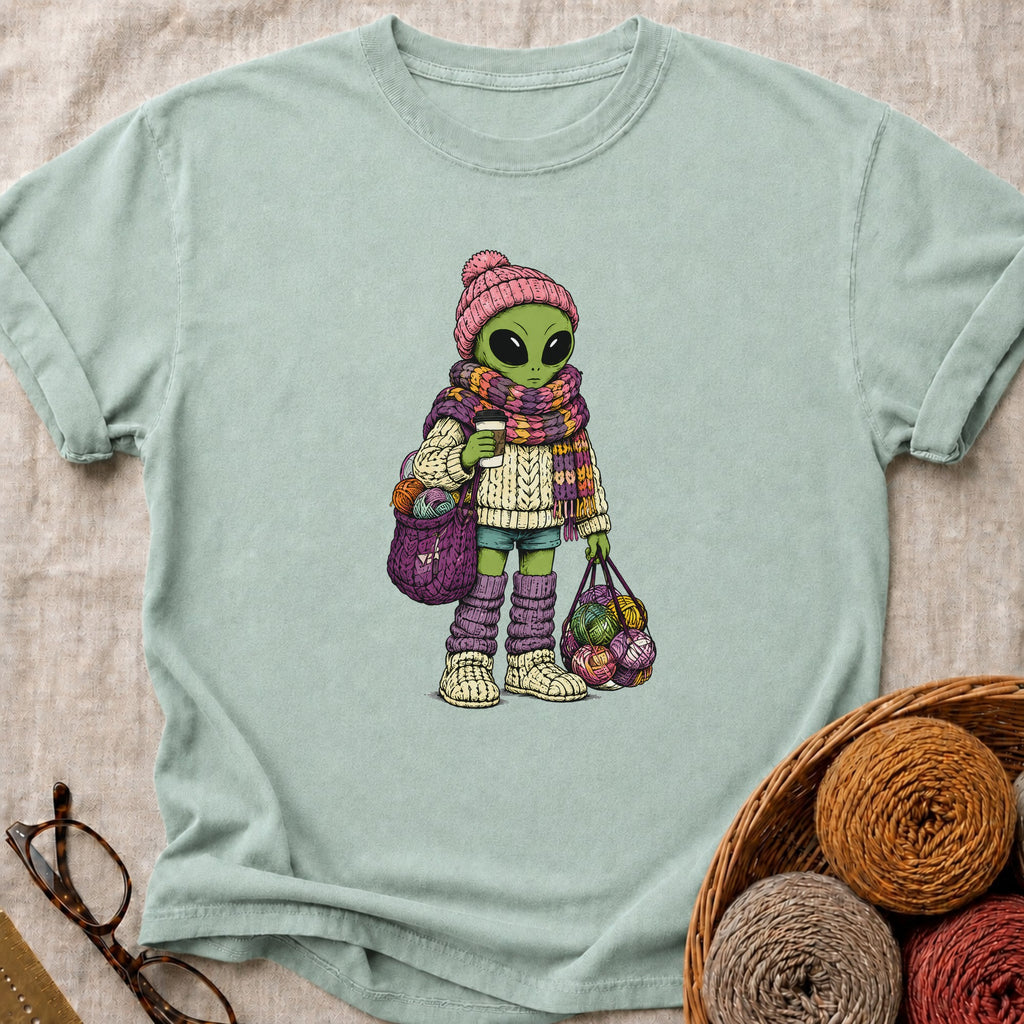 Cosmic Knitter T-Shirt in Bay