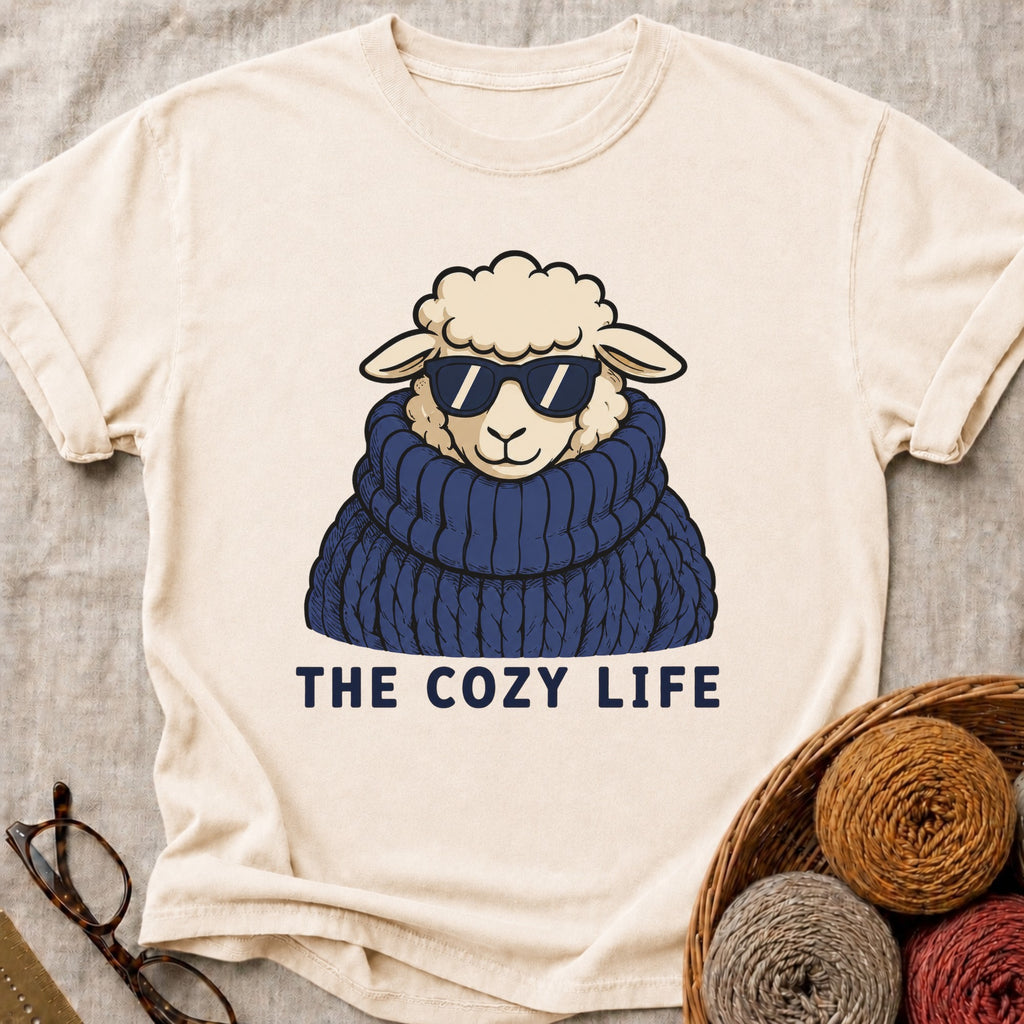 Cozy Life T-Shirt in Ivory