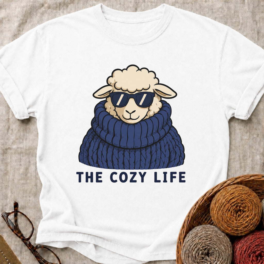 Cozy Life T-Shirt in White