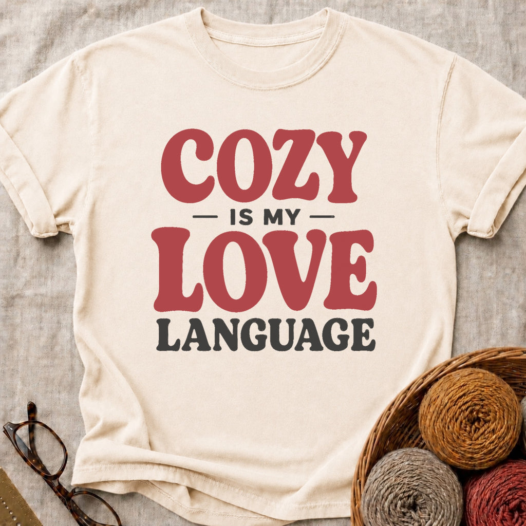 Cozy Love T-Shirt in Ivory