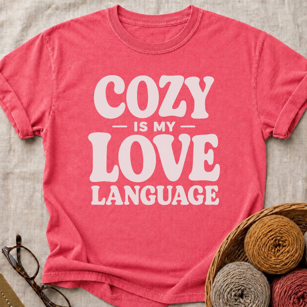 Cozy Love T-Shirt in Watermelon