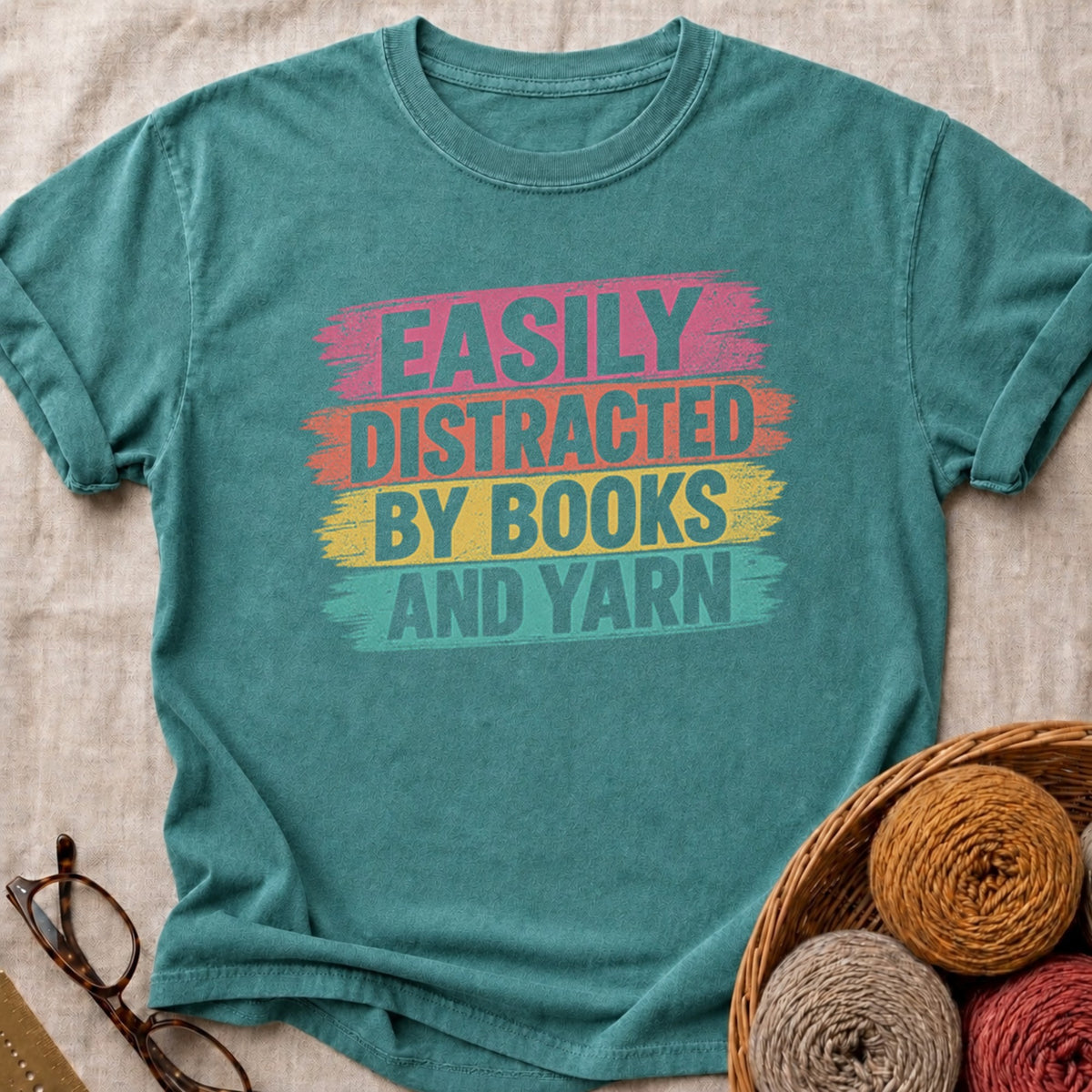 Easily Distracted T-Shirt in Blue Spruce
