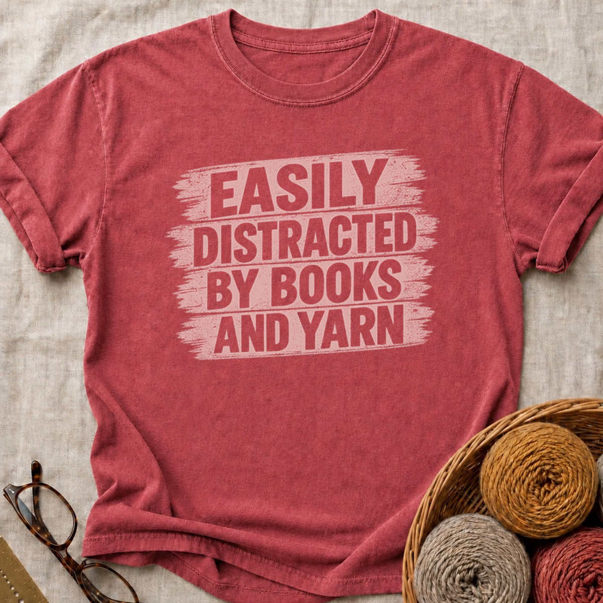 Easily Distracted T-Shirt in Brick