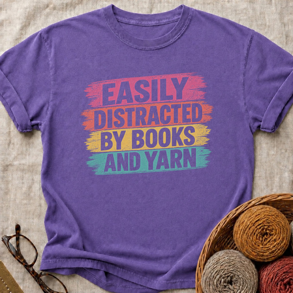 Easily Distracted T-Shirt in Grape