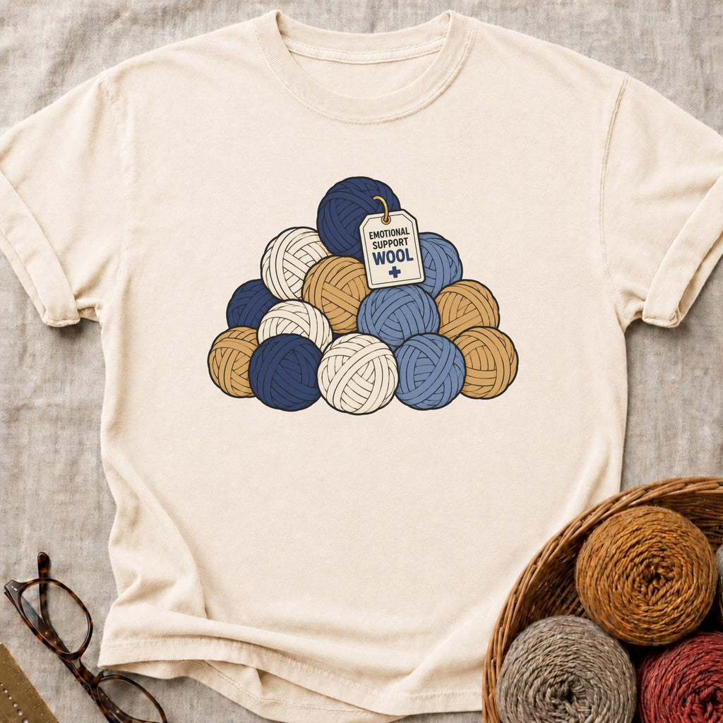 Emotional Support T-Shirt in Ivory