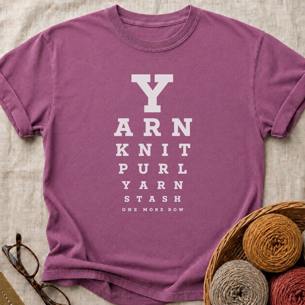 Eye Test T-Shirt in Berry