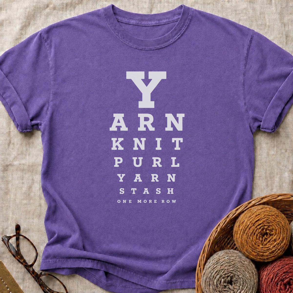 Eye Test T-Shirt in Grape