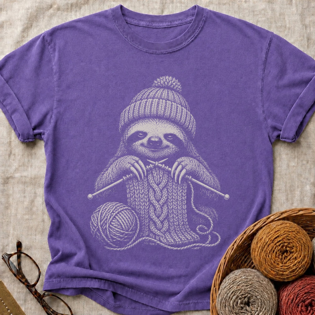 Knit Sloth T-Shirt