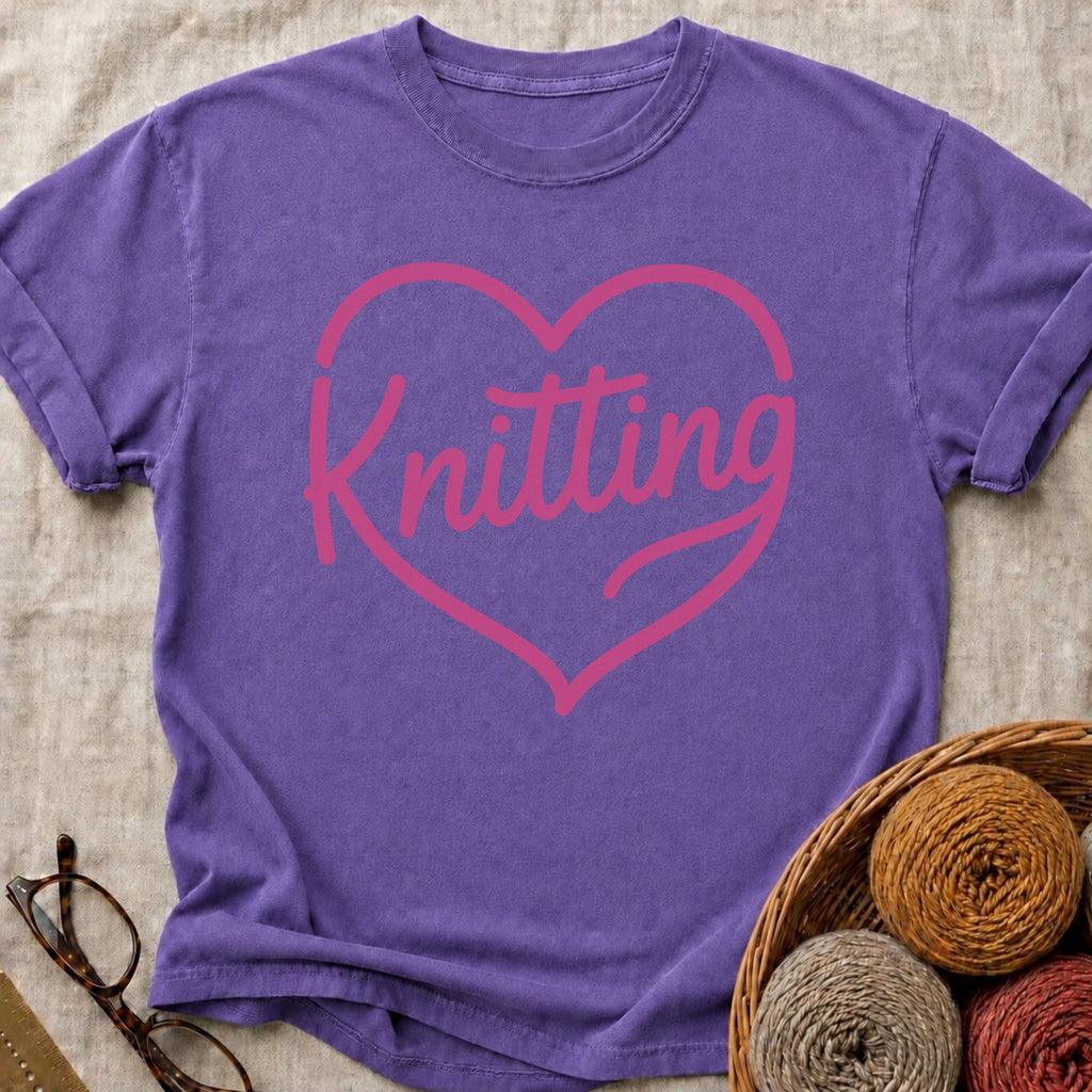 Knitting Heart T-Shirt