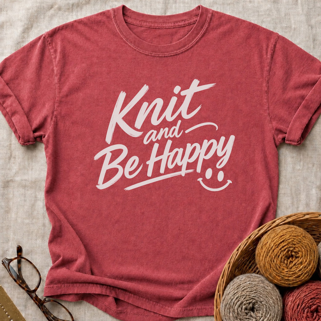 Happy Smile T-Shirt in Brick