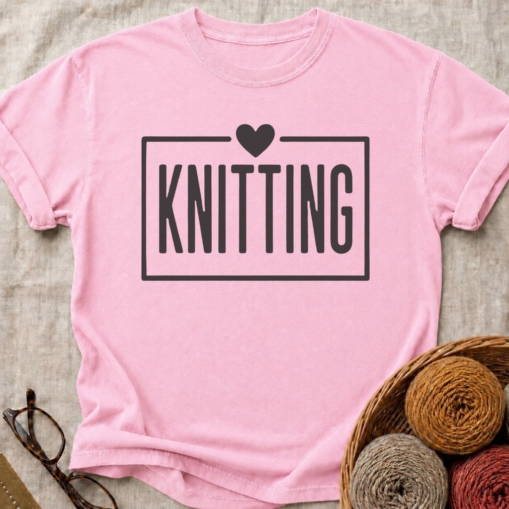 Heart of Knitting T-Shirt in Blossom
