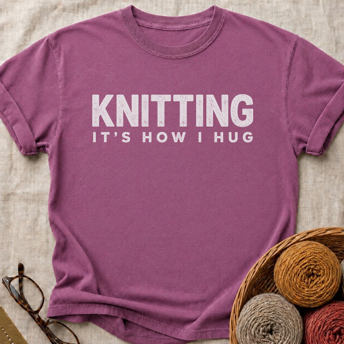How I Hug T-Shirt in Berry