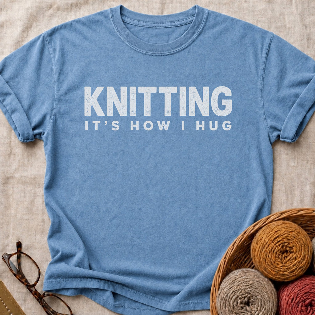 How I Hug T-Shirt in Blue Jean