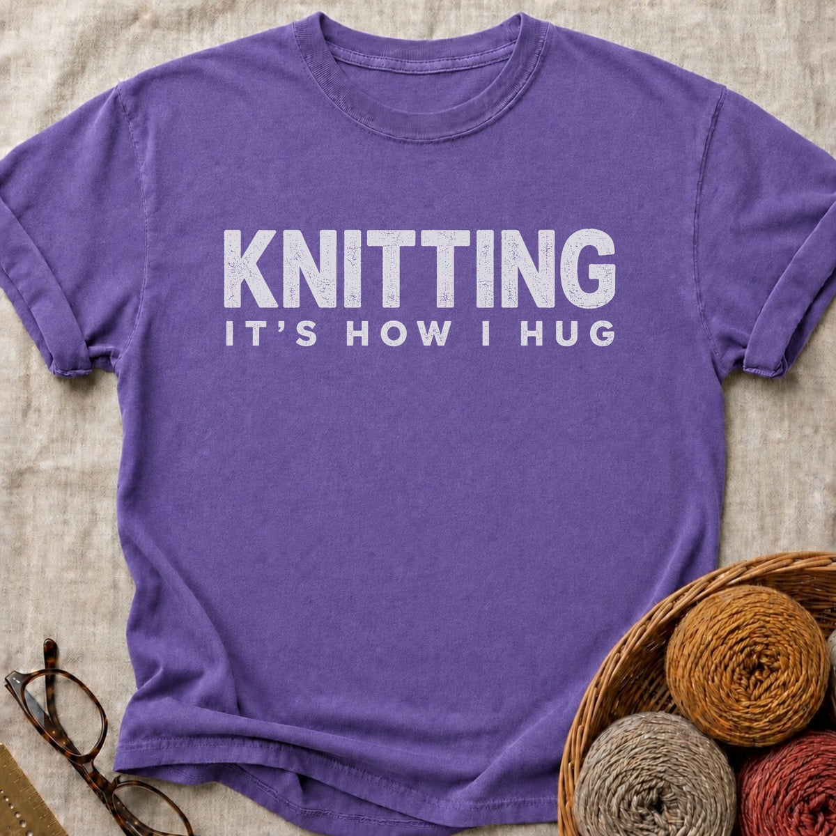 How I Hug T-Shirt in Grape