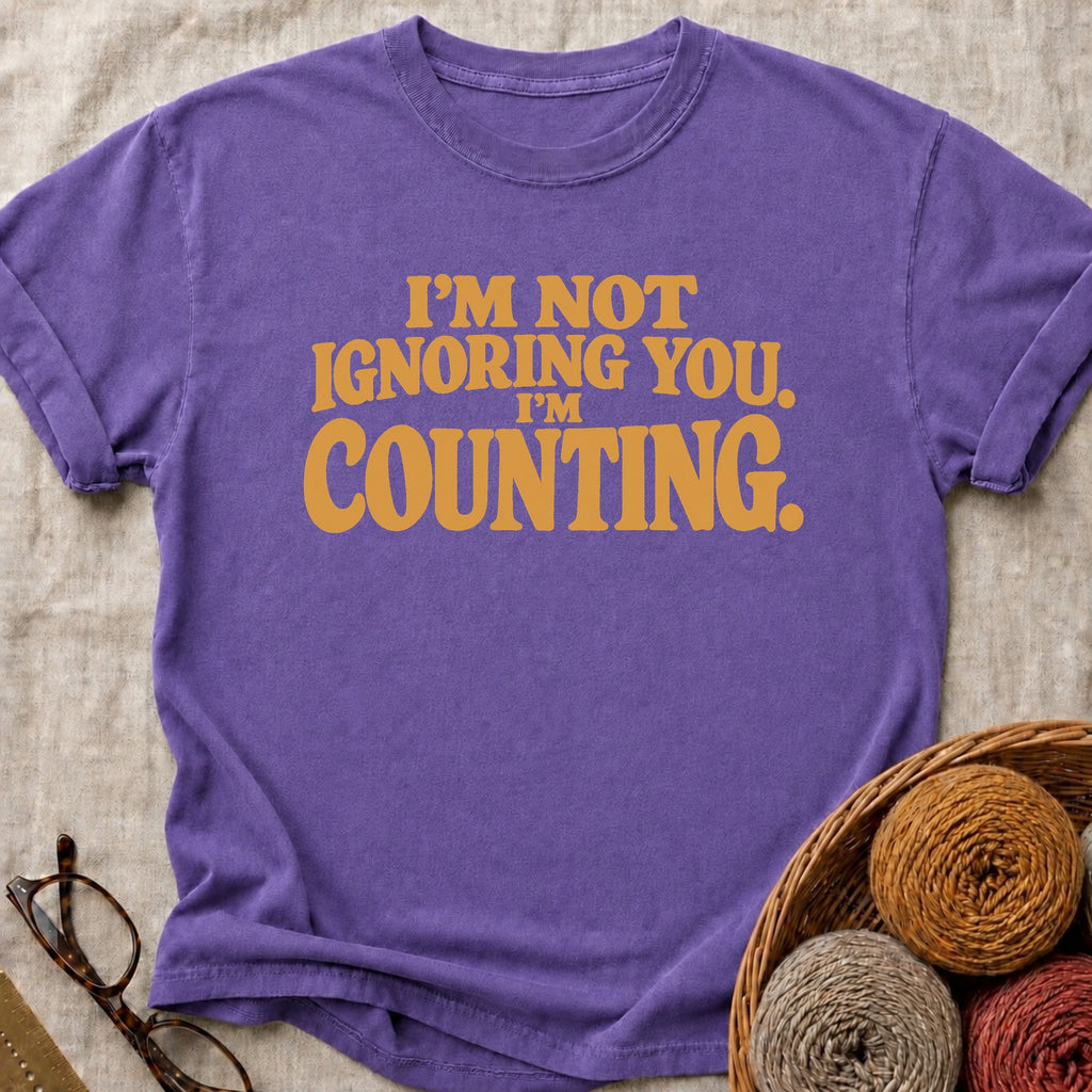 I’m Counting T-Shirt in Grape