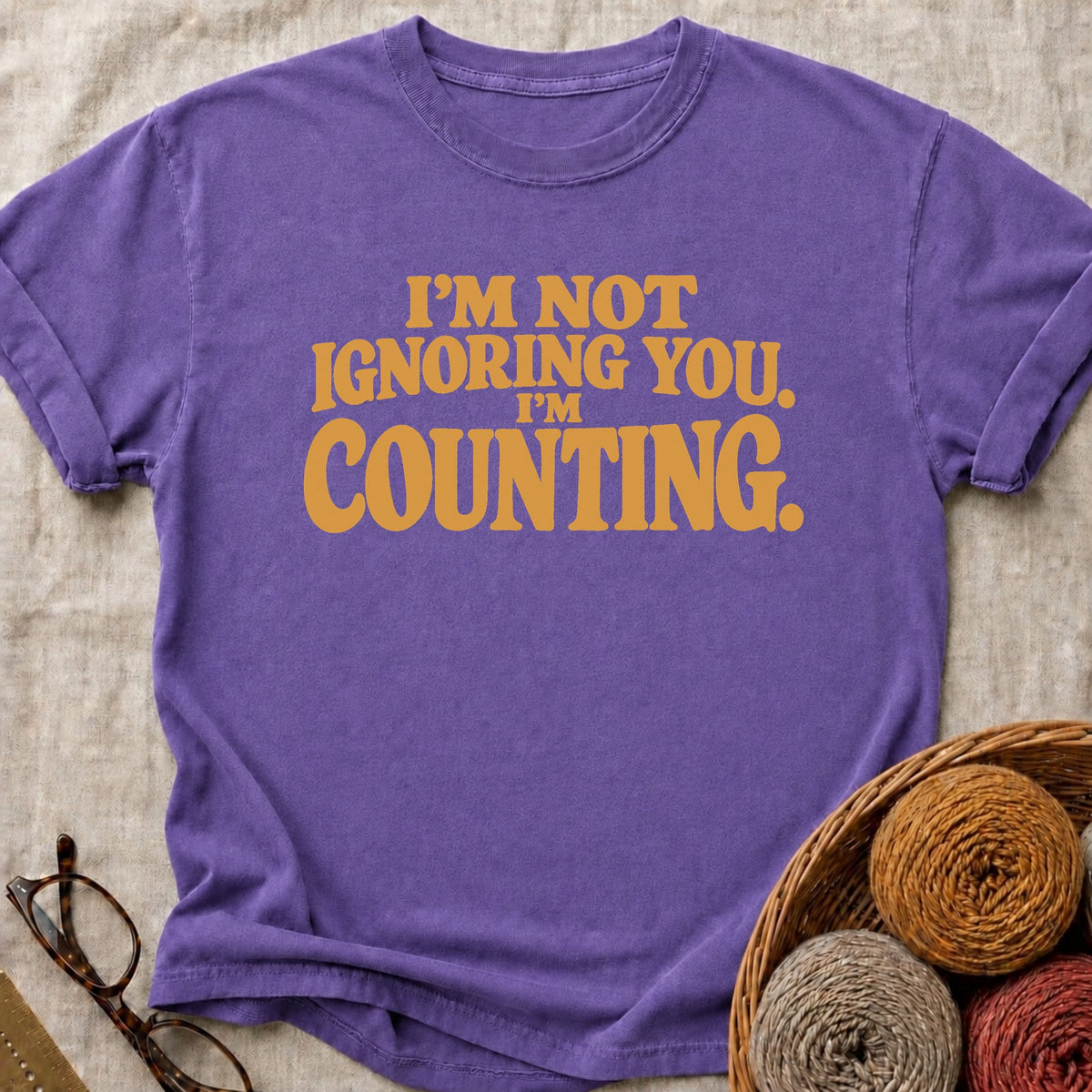 I’m Counting T-Shirt in Grape