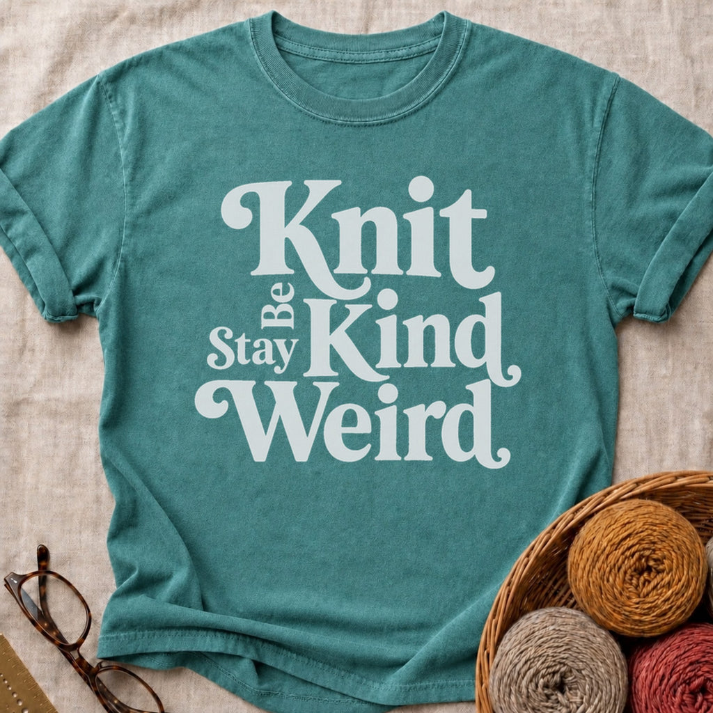 Knit Be Kind T-Shirt in Blue Spruce