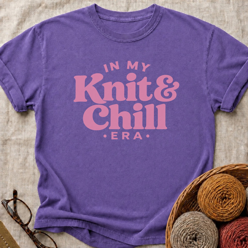 Knit & Chill T-Shirt in Grape