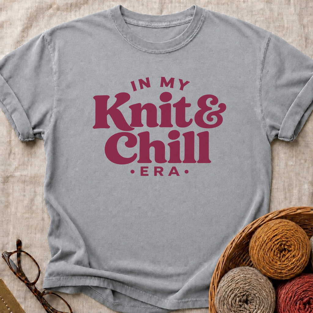 Knit & Chill T-Shirt in Grey