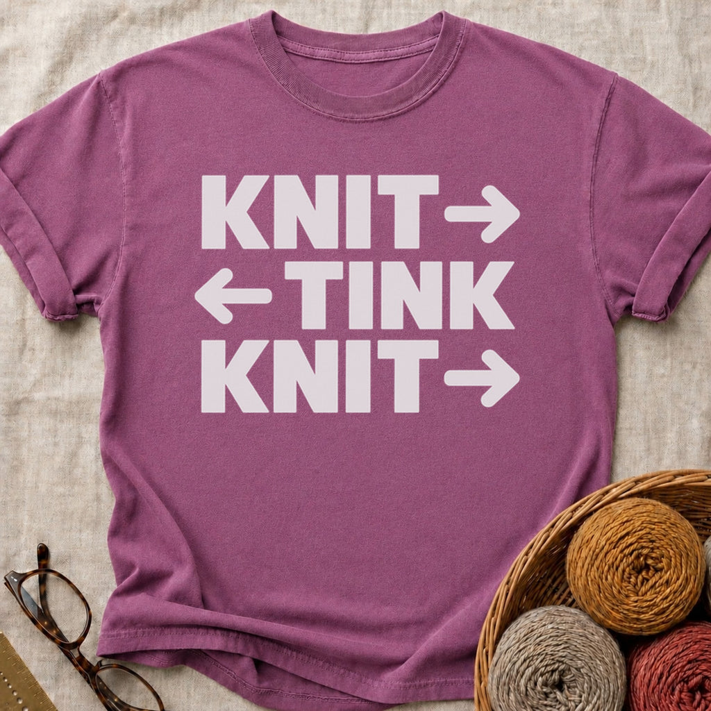Knit Tink T-Shirt in Berry