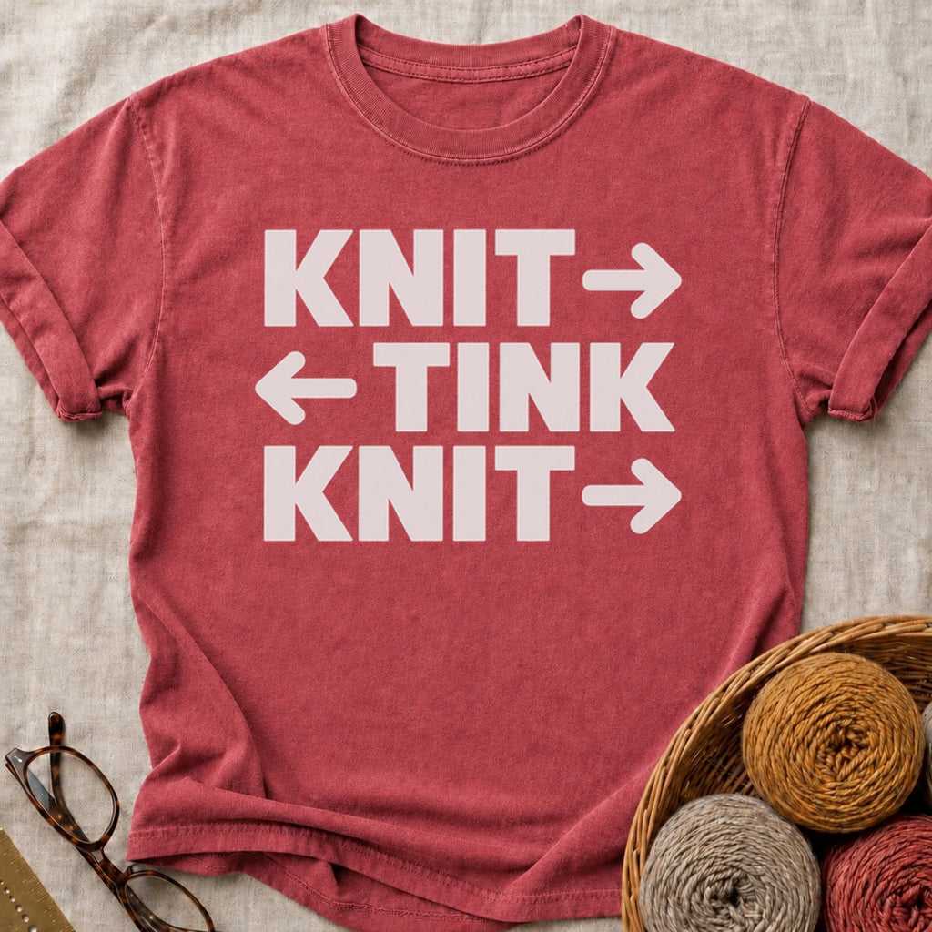 Knit Tink T-Shirt in Brick