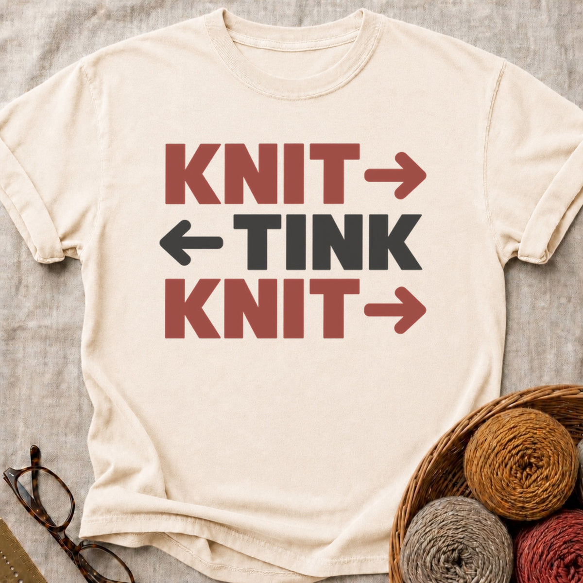 Knit Tink T-Shirt in Ivory