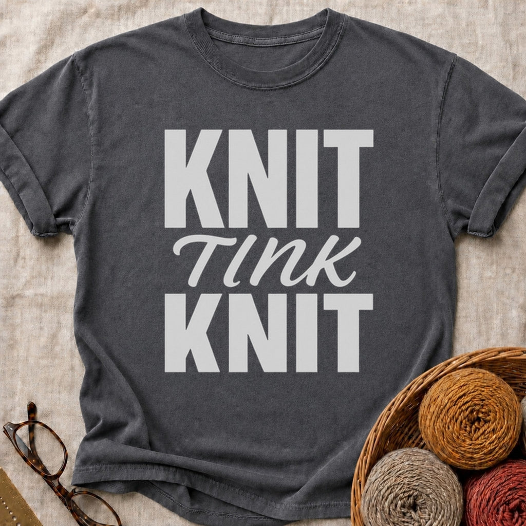 Knit Tink Knit T-Shirt in Pepper