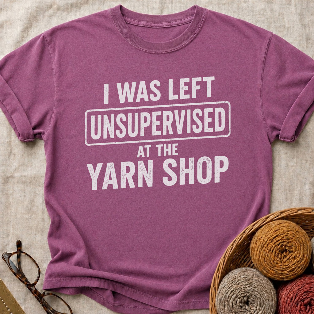Left Unsupervised T-Shirt in Berry