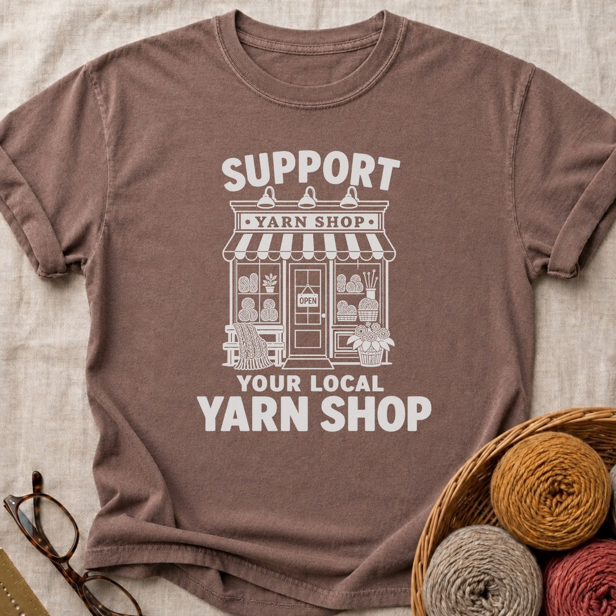 Local Yarn T-Shirt in Espresso