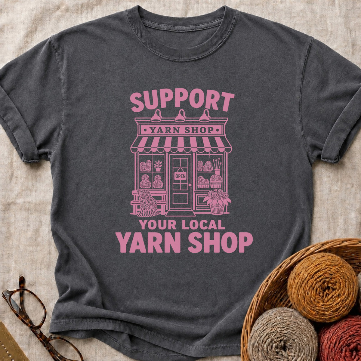 Local Yarn T-Shirt in Pepper