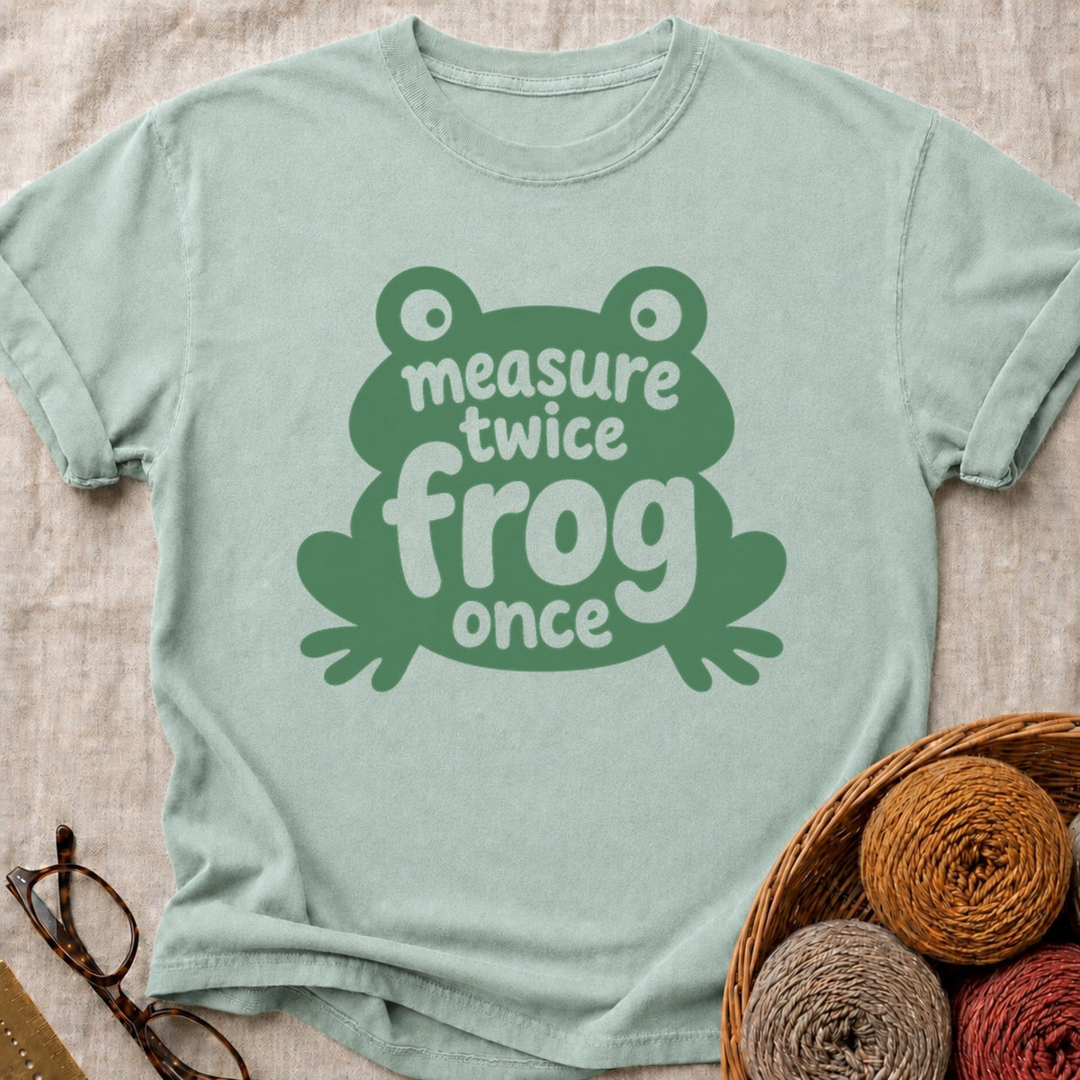 Measure Twice T-Shirt in Bay