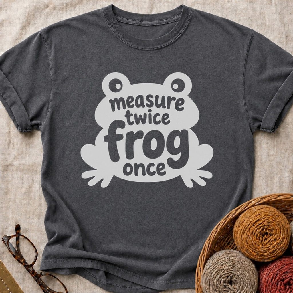 Measure Twice T-Shirt in Pepper