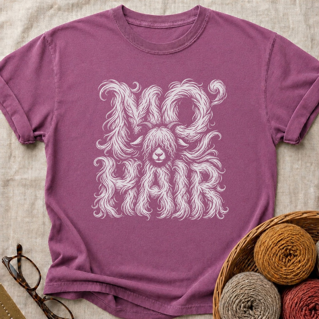 Mo Hair T-Shirt in Berry